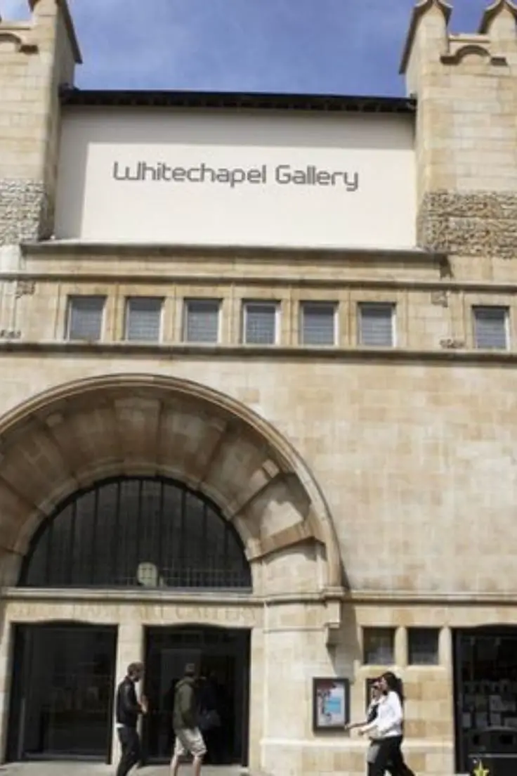 The Whitechapel Gallery in London, showcasing contemporary art and cultural events in a historic setting.